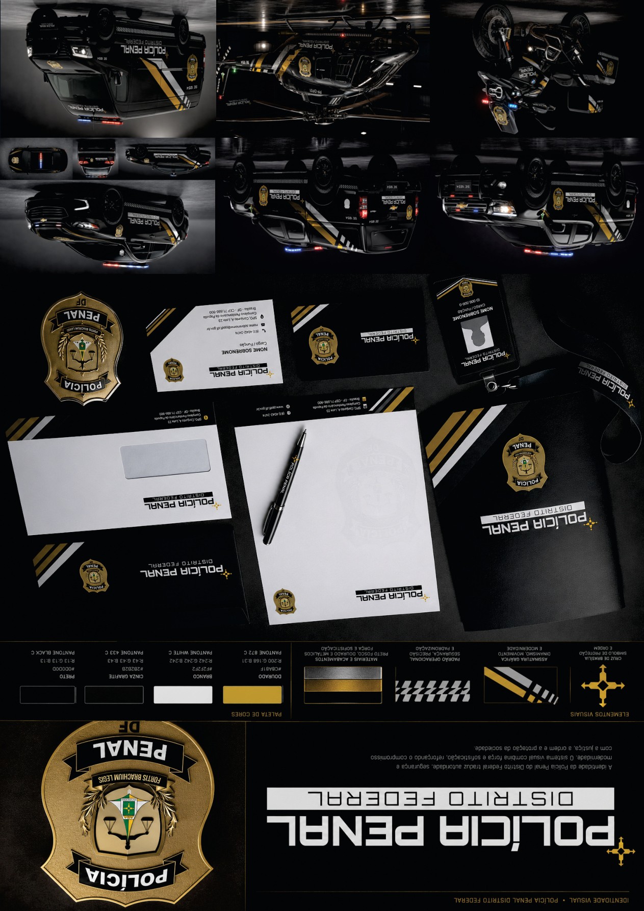 Identidade visual Polícia Penal DF